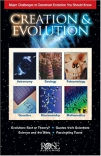 Cover art for Creation and Evolution: Clear Reasons to Doubt Darwinian Evolution (pamphlet)