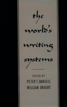 Cover art for The World's Writing Systems