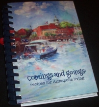 Cover art for Comings and Goings: Recipes for Annapolis Living