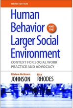 Cover art for Human Behavior And The Larger Social Environment: Context for Social Work Practice and Advocacy