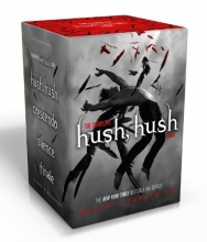 Cover art for The Complete Hush, Hush Saga: Hush, Hush / Crescendo / Silence / Finale