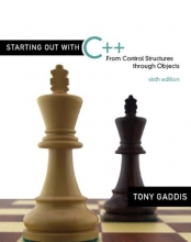 Cover art for Starting Out with C++: From Control Structures through Objects (6th Edition)