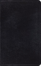 Cover art for ESV Thinline Bible, Genuine Leather, Black, Red Letter Text