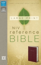 Cover art for NIV, Reference Bible, Large Print, Imitation Leather, Burgundy