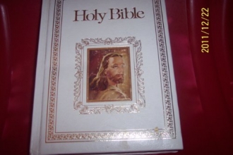 Cover art for HOLY BIBLE LARGE PRINT KING JAMES VERSION RED LETTER EDITION