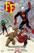Cover art for FF - Volume 1: Fantastic Faux (Marvel Now) (Fantastic Four (Marvel Paperback))