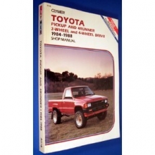 Cover art for Toyota Pickup and 4Runner, 2-Wheel and 4-Wheel Drive, 1984-1988 Shop Manual