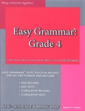 Cover art for Easy Grammar 4 - Teacher Edition