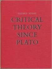 Cover art for Adams Critical Theory since Plato