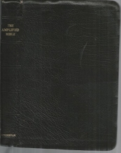 Cover art for The Amplified Bible Black Leather Edition Model 9007X