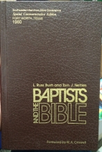 Cover art for Baptists and the Bible: The Baptist doctrines of Biblical inspiration and religious authority in historical perspective