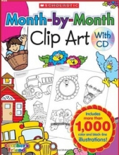 Cover art for Month-by-Month Clip Art Book