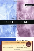 Cover art for NIV/KJV Parallel Bible, Large Print
