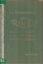 Cover art for Nat Fleischer's The Ring Record Book and Boxing Encyclopedia
