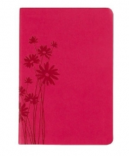 Cover art for Holman Christian Standard Bible HCSB Personal Size Simulated Leather Pink Floral Pattern