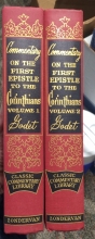Cover art for Commentary on the First Epistle to the Corinthians, Volumes I and II [Two Volume Set]. Classic Commentary Library
