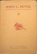 Cover art for John C. Duval, First Texas Man of Letters