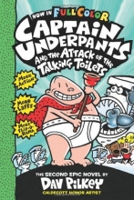 Cover art for Captain Underpants and the Attack of the Talking Toilets: Color Edition (Captain Underpants #2)