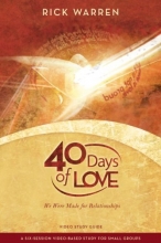 Cover art for 40 Days of Love Video Study Guide: We Were Made for Relationships
