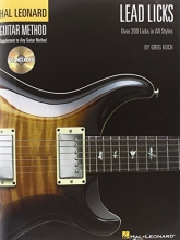 Cover art for Lead Licks: Over 200 Licks in All Styles Hal Leonard Guitar Method (Hal Leonard Guitar Method (Songbooks))