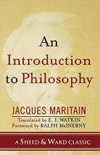 Cover art for An Introduction to Philosophy (A Sheed & Ward Classic)