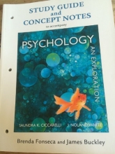 Cover art for Study Guide with Concept Notes for Psychology