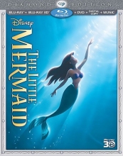 Cover art for The Little Mermaid  (Blu-ray 3D / Blu-ray / DVD + Digital Copy + Music)