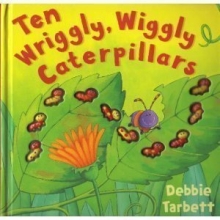 Cover art for Ten Wriggly, Wiggly Caterpillars
