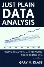 Cover art for Just Plain Data Analysis: Finding, Presenting, and Interpreting Social Science Data