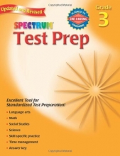 Cover art for Test Prep, Grade 3 (Spectrum)