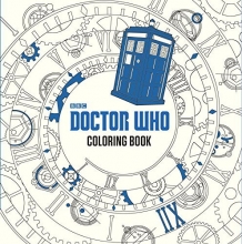 Cover art for Doctor Who Coloring Book