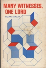 Cover art for Many Witnesses, One Lord