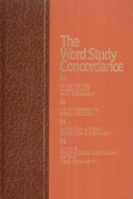 Cover art for The Word Study Concordance: A Modern, Improved, and Enlarged Version of both The Englishman's Greek Concordance and The New Englishman's Greek Concordance ... index, and the cross-reference headings