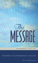 Cover art for The Message Numbered Edition Hardback: The Bible in Contemporary Language