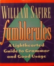 Cover art for Fumblerules: A Lighthearted Guide to Grammar and Good Usage