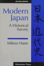 Cover art for Modern Japan: A Historical Survey, Second Edition