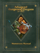 Cover art for Premium 2nd Edition Advanced Dungeons & Dragons Monstrous Manual (D&D Core Rulebook)