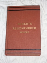 Cover art for Robert's Rules of Order Revised for Deliberative Assemblies: Part 1 Rules of Order and Part 2 Organization and Conduct of Business