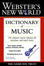 Cover art for Webster's New World Dictionary of Music