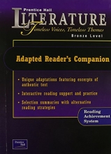 Cover art for PRENTICE HALL LITERATURE TIMELESS VOICES TIMELESS THEMES 7 EDITION      ADAPTED READER'S COMPANION GRADE 7 2002C