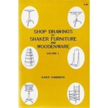 Cover art for Shop Drawings of Shaker Furniture and Woodenware: Volume I, Measured Drawings