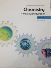 Cover art for Chemistry: A Molecular Approach Vol 1 (Custom Edition for Valencia College)