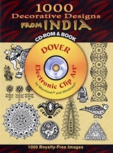 Cover art for 1000 Decorative Designs from India (Dover Pictorial Archive)