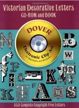 Cover art for Victorian Decorative Letters CD-ROM and Book (Dover Electronic Clip Art)