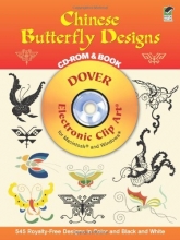 Cover art for Chinese Butterfly Designs CD-ROM and Book (Dover Electronic Clip Art)