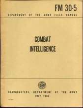 Cover art for Combat Intelligence FM 30-5