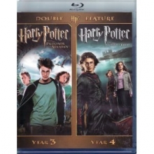 Cover art for Harry Potter Blu-Ray Double Feature Harry Potter and the Prisoner of Azkaban and Harry Potter and the Goblet of Fire