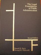 Cover art for Legal Foundations of Public Administration