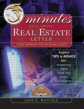 Cover art for Five Minutes to a Great Real Estate Letter: A Desk Reference for Top-Selling Agents (with CD-ROM)