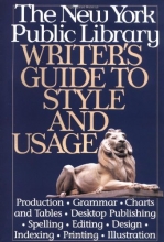 Cover art for New York Public Library Writer's Guide to Style and Usage